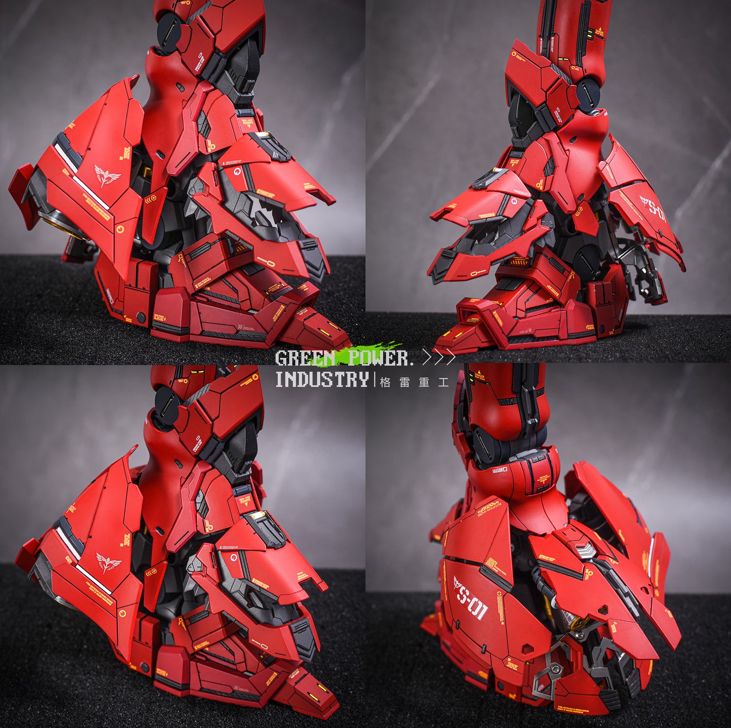 BANDAI MG MSN-04 SAZABI WITH YJLAND STUDIO GK MODIFICATION