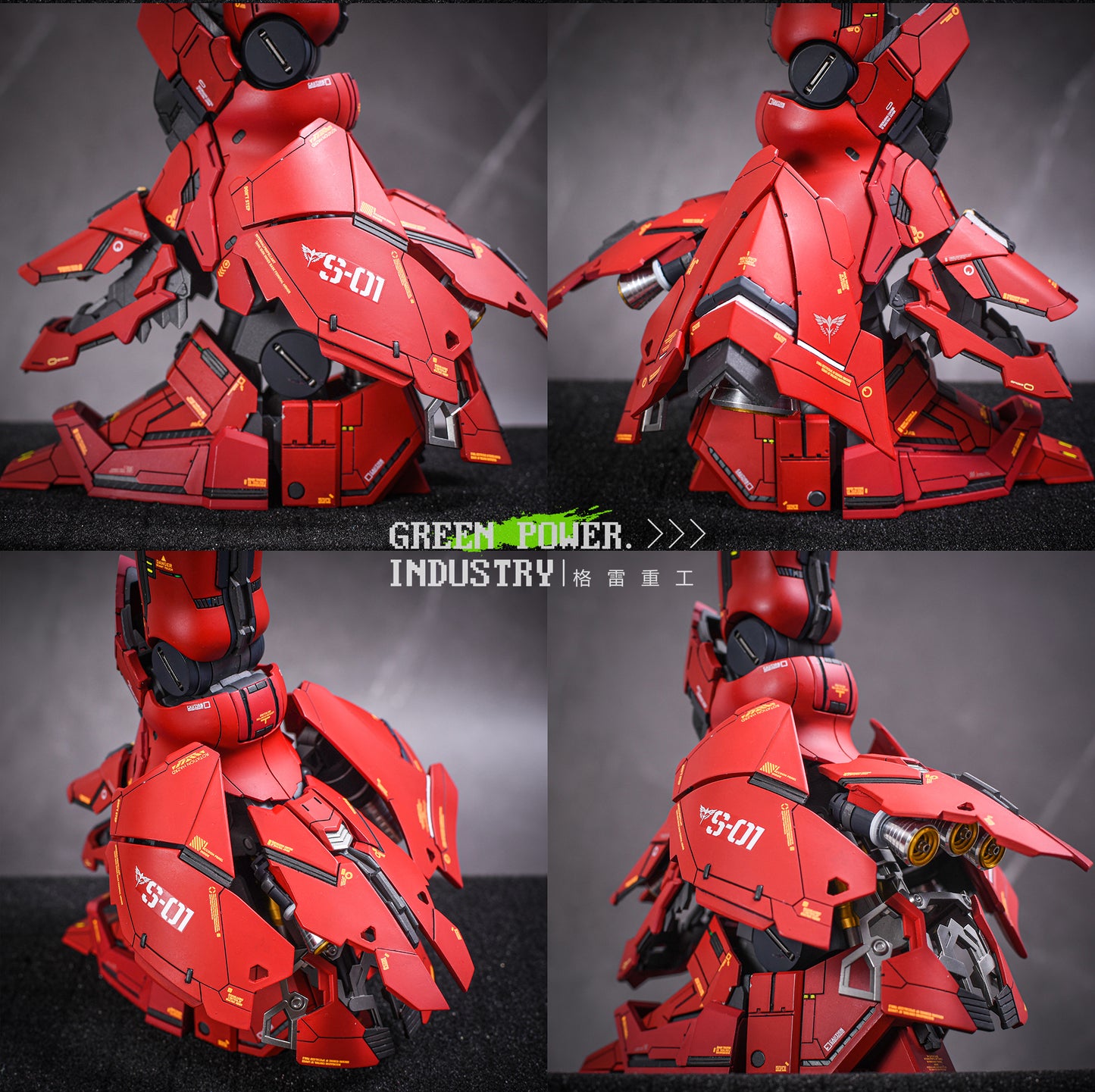 BANDAI MG MSN-04 SAZABI WITH YJLAND STUDIO GK MODIFICATION