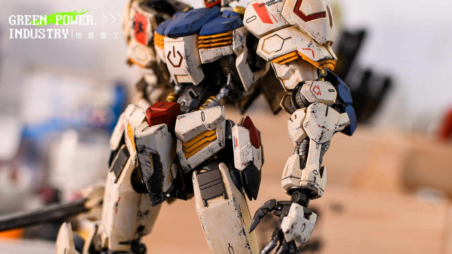 BANDAI MG ASW-G-08 BARBATOS GUNDAM BATTLE DAMAGE EFFECT