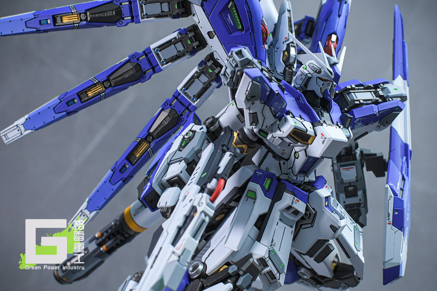 BANDAI RG RX-93-V2(Nu) GUNDAM WITH FORTUNE MEOW STUDIO GK MODIFICATION