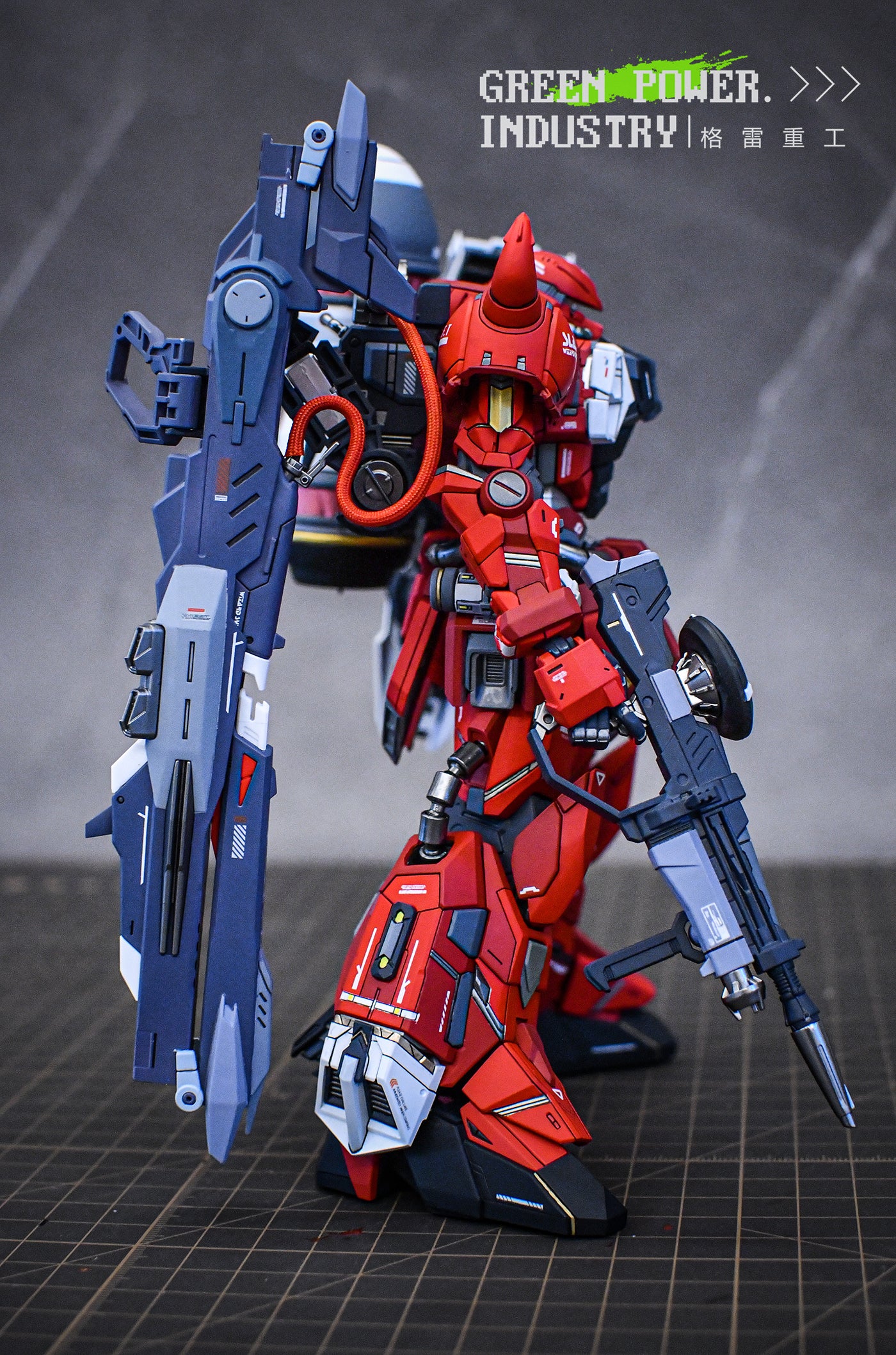 BANDAI MG ZGMF-1000 LUNAMARIA'S ZAKU WARRIOR GUNNER WITH AETHER STUDIO GK