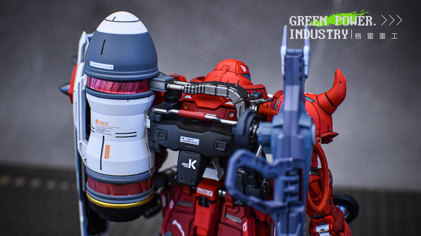 BANDAI MG ZGMF-1000 LUNAMARIA'S ZAKU WARRIOR GUNNER WITH AETHER STUDIO GK
