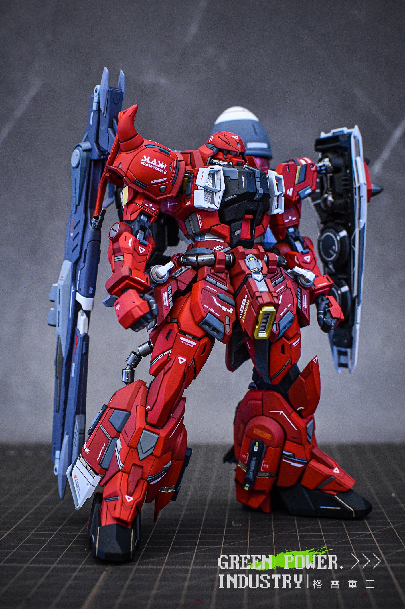 BANDAI MG ZGMF-1000 LUNAMARIA'S ZAKU WARRIOR GUNNER WITH AETHER STUDIO GK