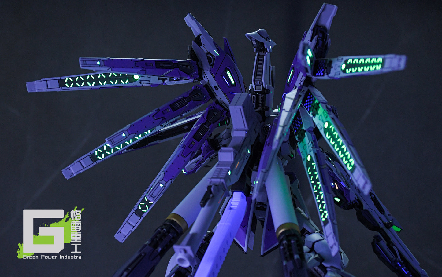 BANDAI RG RX-93-V2 HI-V(Nu) GUNDAM WITH FORTUNE MEOW STUDIO GK MODIFICATION VER.VIOLET