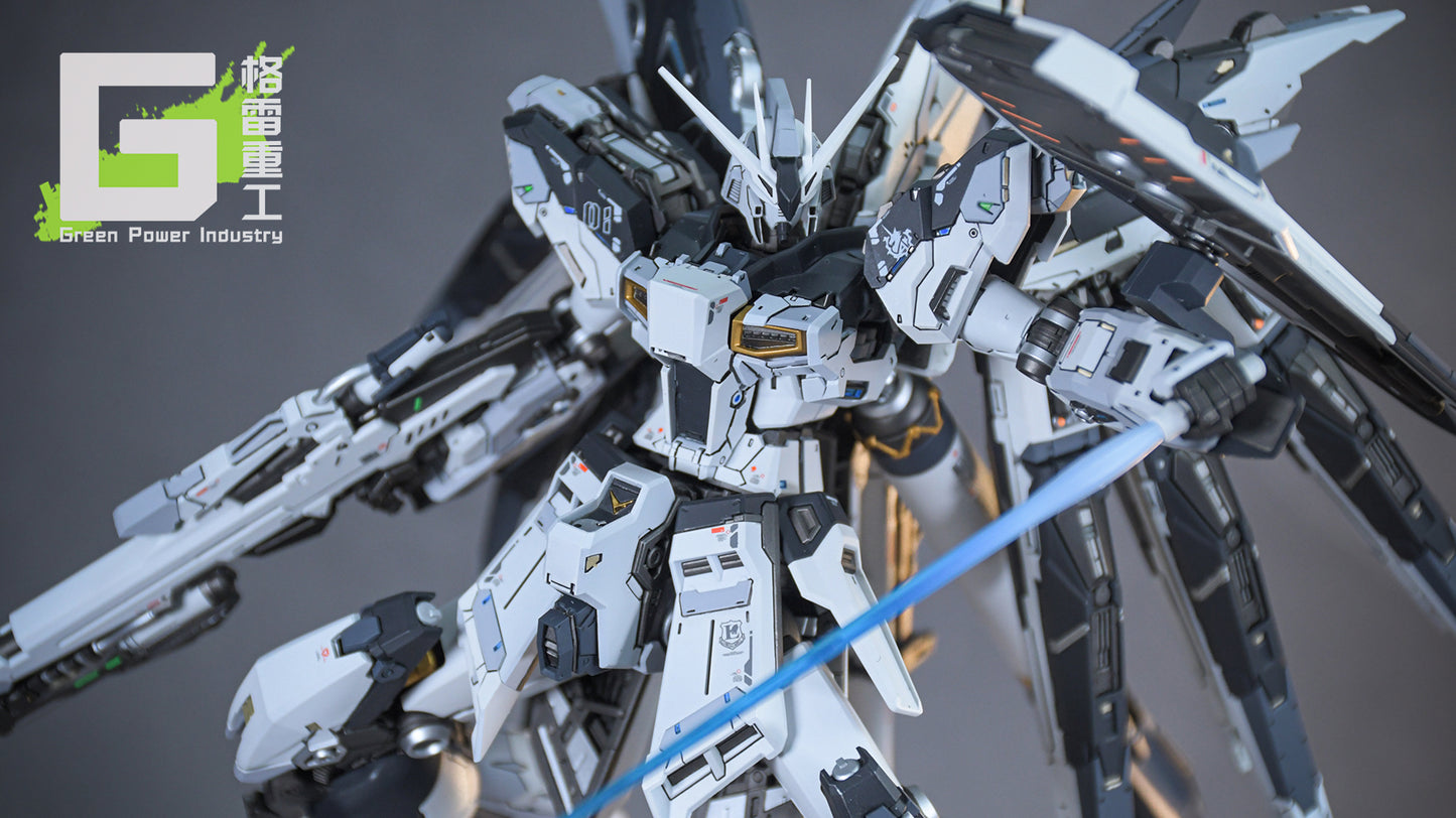 BANDAI RG RX-93-V2 HI-V(Nu) GUNDAM WITH FORTUNE MEOW STUDIO GK MODIFICATION VER.BLACK