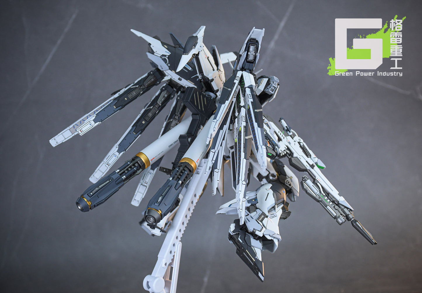 BANDAI RG RX-93-V2 HI-V(Nu) GUNDAM WITH FORTUNE MEOW STUDIO GK MODIFICATION VER.BLACK