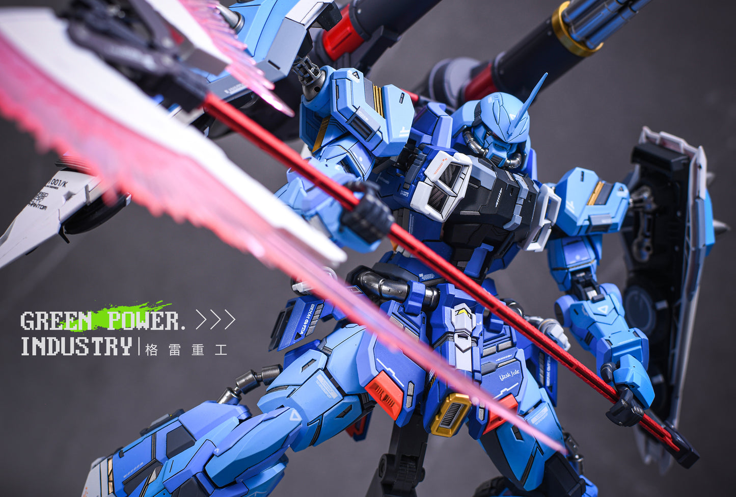 BANDAI MG ZGMF-1001 YZAK JULE'S SLASH ZAKU PHANTOM WITH AETHER STUDIO GK