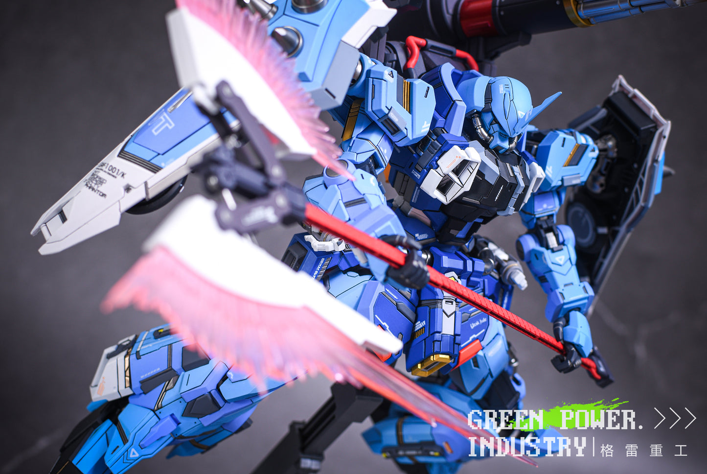 BANDAI MG ZGMF-1001 YZAK JULE'S SLASH ZAKU PHANTOM WITH AETHER STUDIO GK