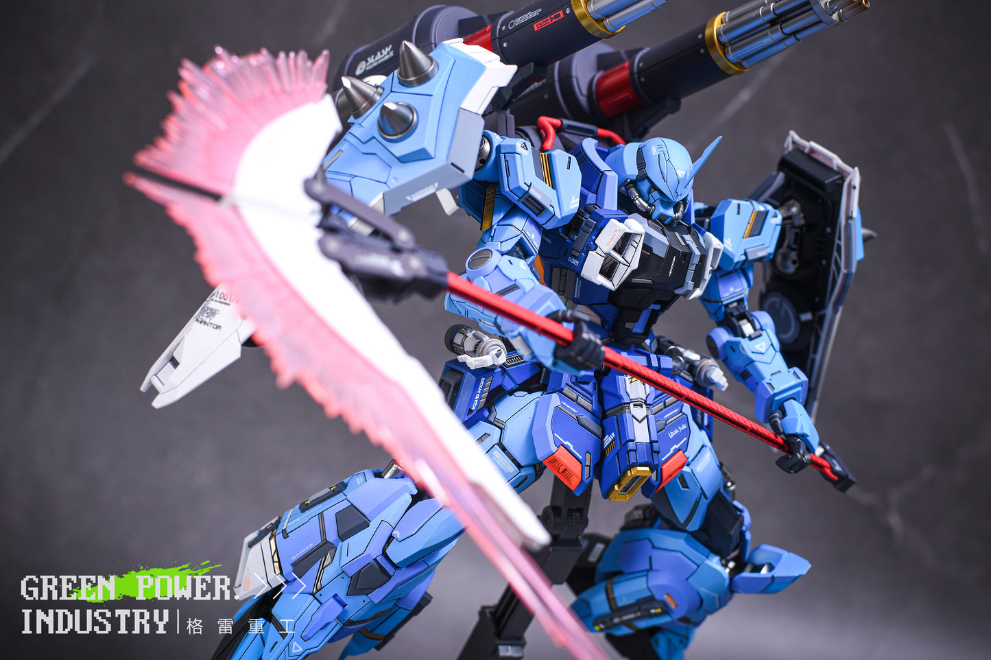 BANDAI MG ZGMF-1001 YZAK JULE'S SLASH ZAKU PHANTOM WITH AETHER STUDIO GK