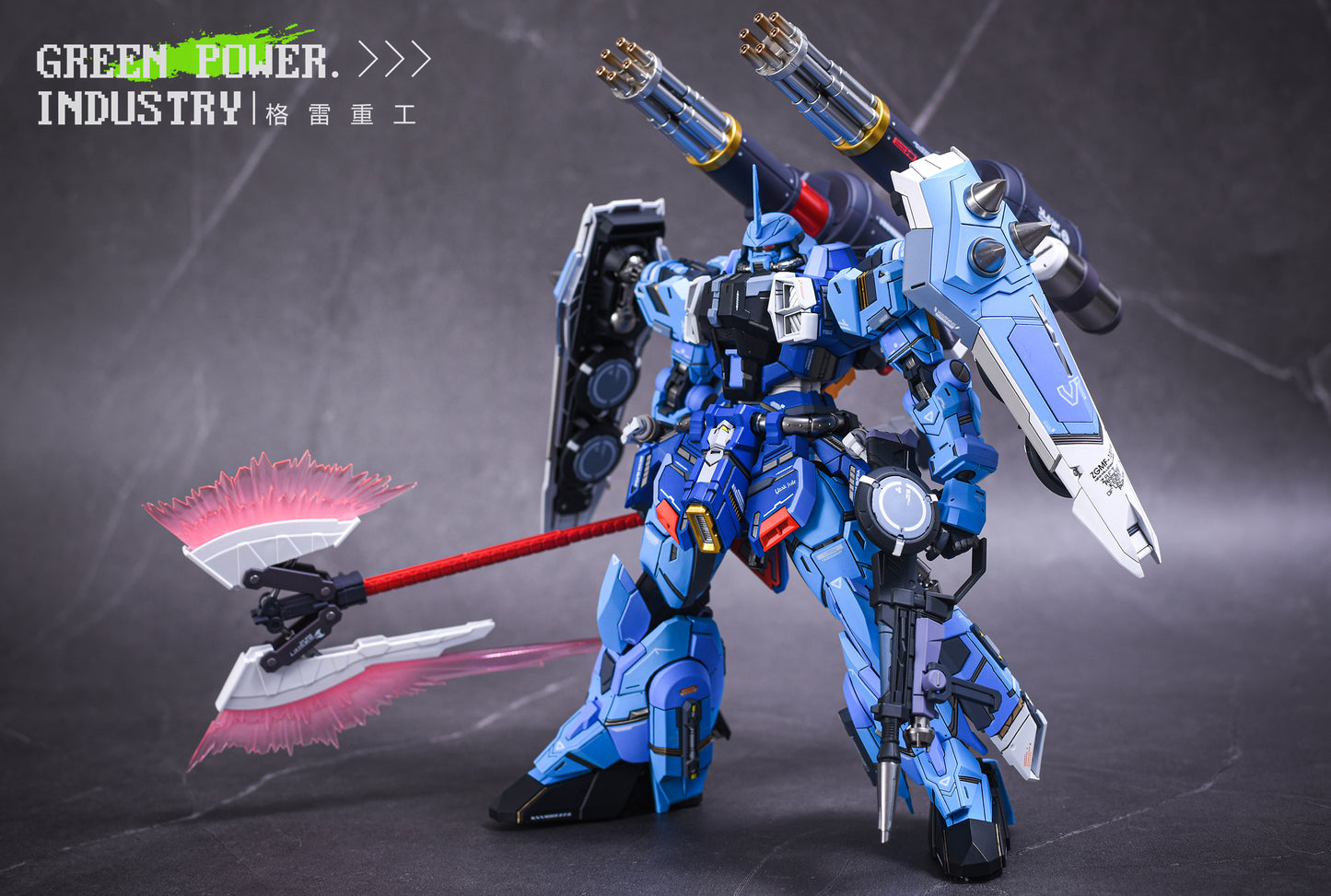 BANDAI MG ZGMF-1001 YZAK JULE'S SLASH ZAKU PHANTOM WITH AETHER STUDIO GK
