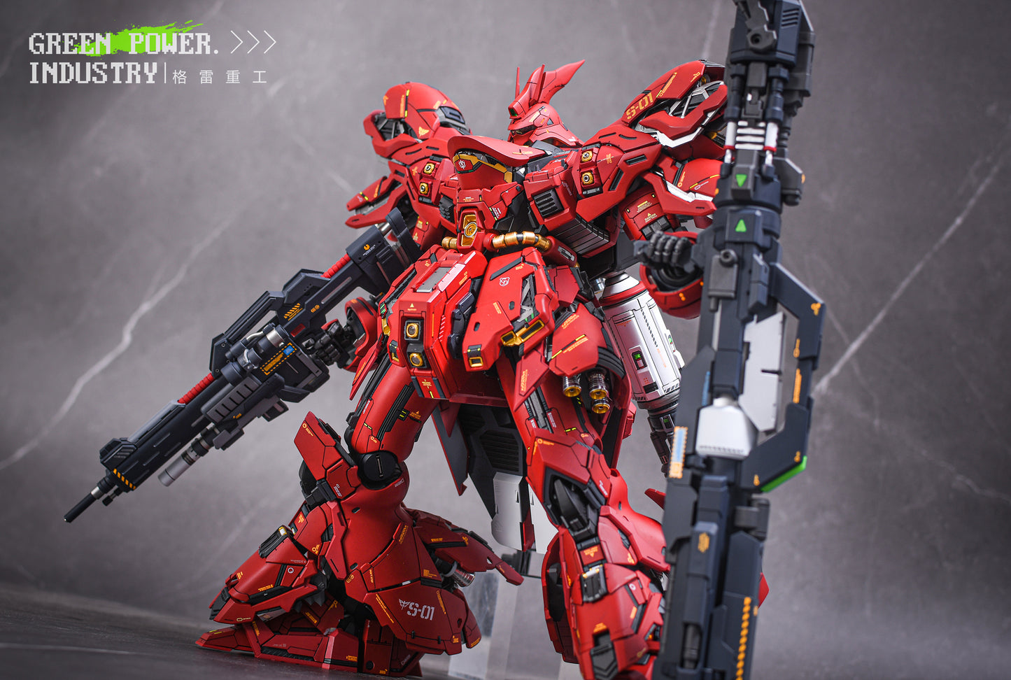BANDAI MG MSN-04 SAZABI WITH YJLAND STUDIO GK MODIFICATION