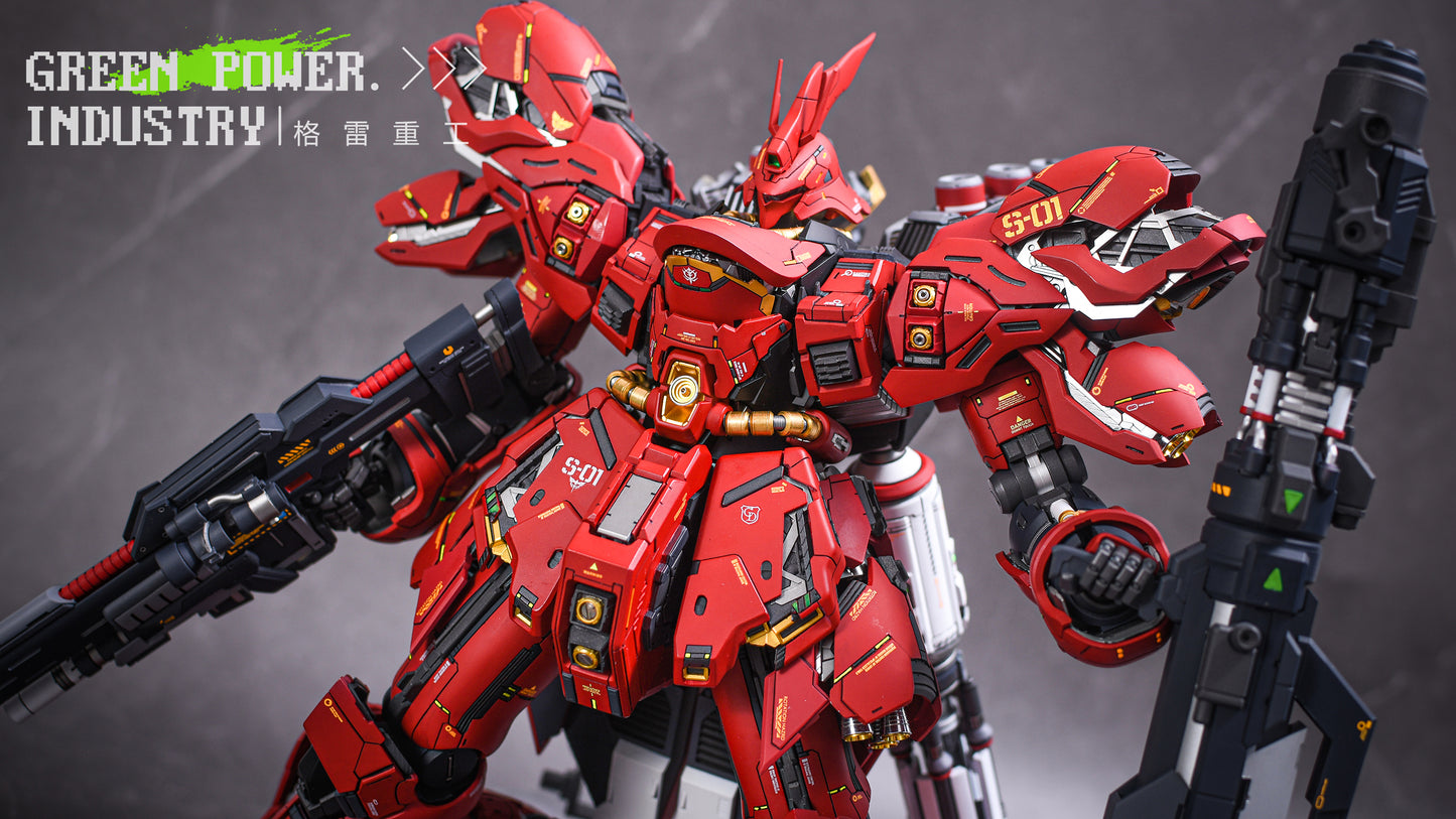 BANDAI MG MSN-04 SAZABI WITH YJLAND STUDIO GK MODIFICATION