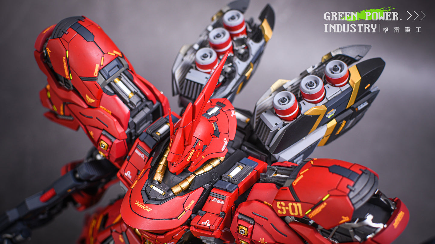 BANDAI MG MSN-04 SAZABI WITH YJLAND STUDIO GK MODIFICATION