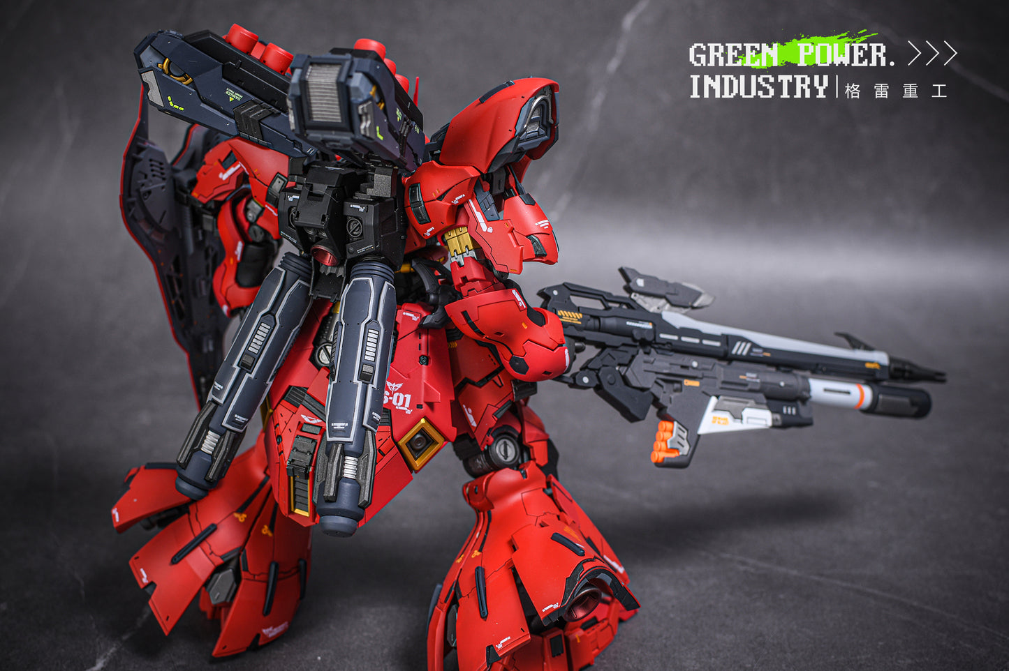 BANDAI RG MSN-04 SAZABI WITH THE51 STUDIO GK MODIFICATION