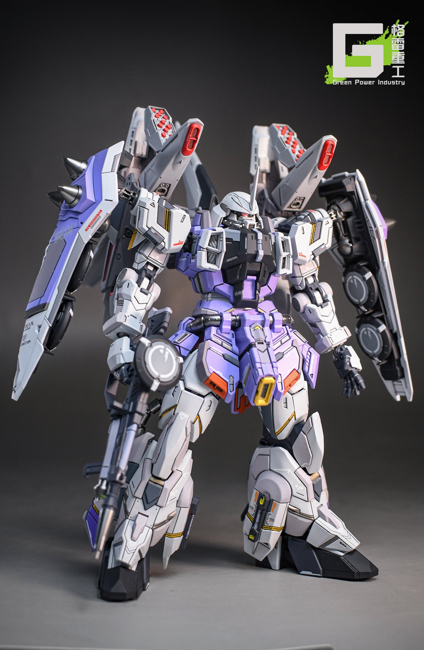 BANDAI MG ZGMF-1001 REY ZA BURREL'S BLAZE ZAKU PHANTOM WITH AETHER STUDIO GK