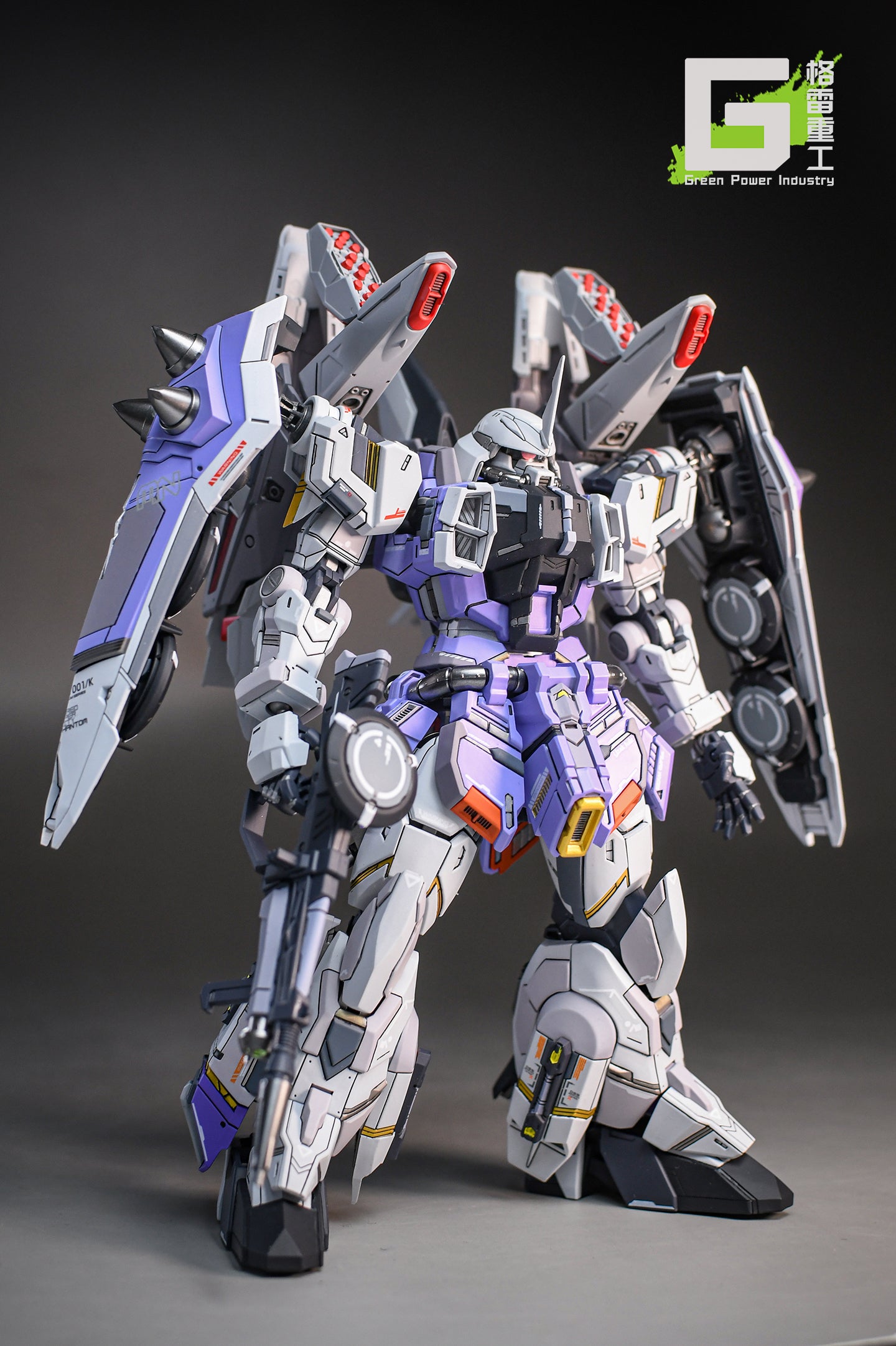 BANDAI MG ZGMF-1001 REY ZA BURREL'S BLAZE ZAKU PHANTOM WITH AETHER STUDIO GK