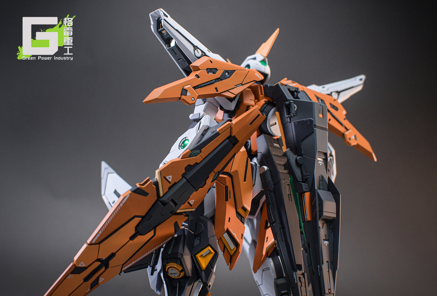 BANDAI MG GN-003 KYRIOS GUNDAM WITH FORTUNE MEOW STUDIO GK MODIFICATION