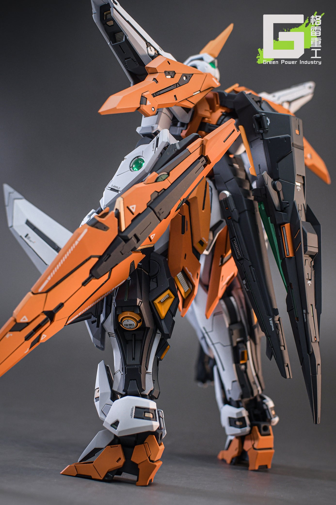 BANDAI MG GN-003 KYRIOS GUNDAM WITH FORTUNE MEOW STUDIO GK MODIFICATION