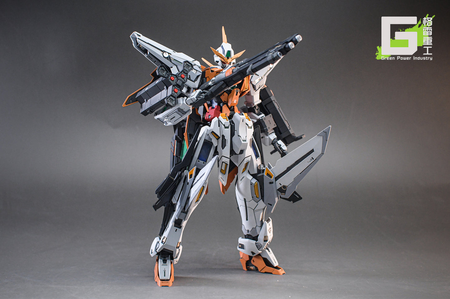 BANDAI MG GN-003 KYRIOS GUNDAM WITH FORTUNE MEOW STUDIO GK MODIFICATION