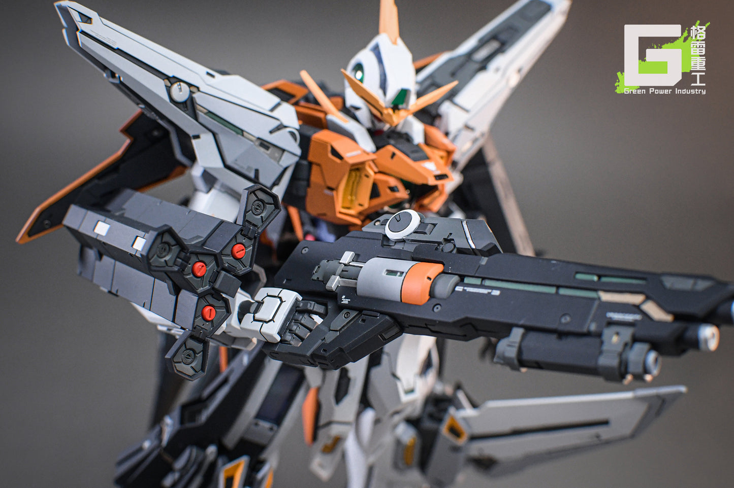 BANDAI MG GN-003 KYRIOS GUNDAM WITH FORTUNE MEOW STUDIO GK MODIFICATION