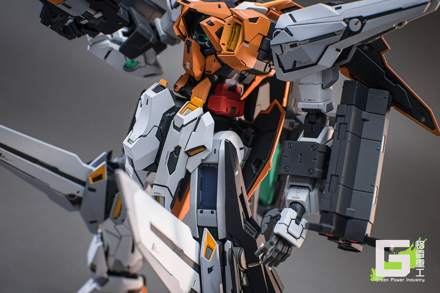 BANDAI MG GN-003 KYRIOS GUNDAM WITH FORTUNE MEOW STUDIO GK MODIFICATION