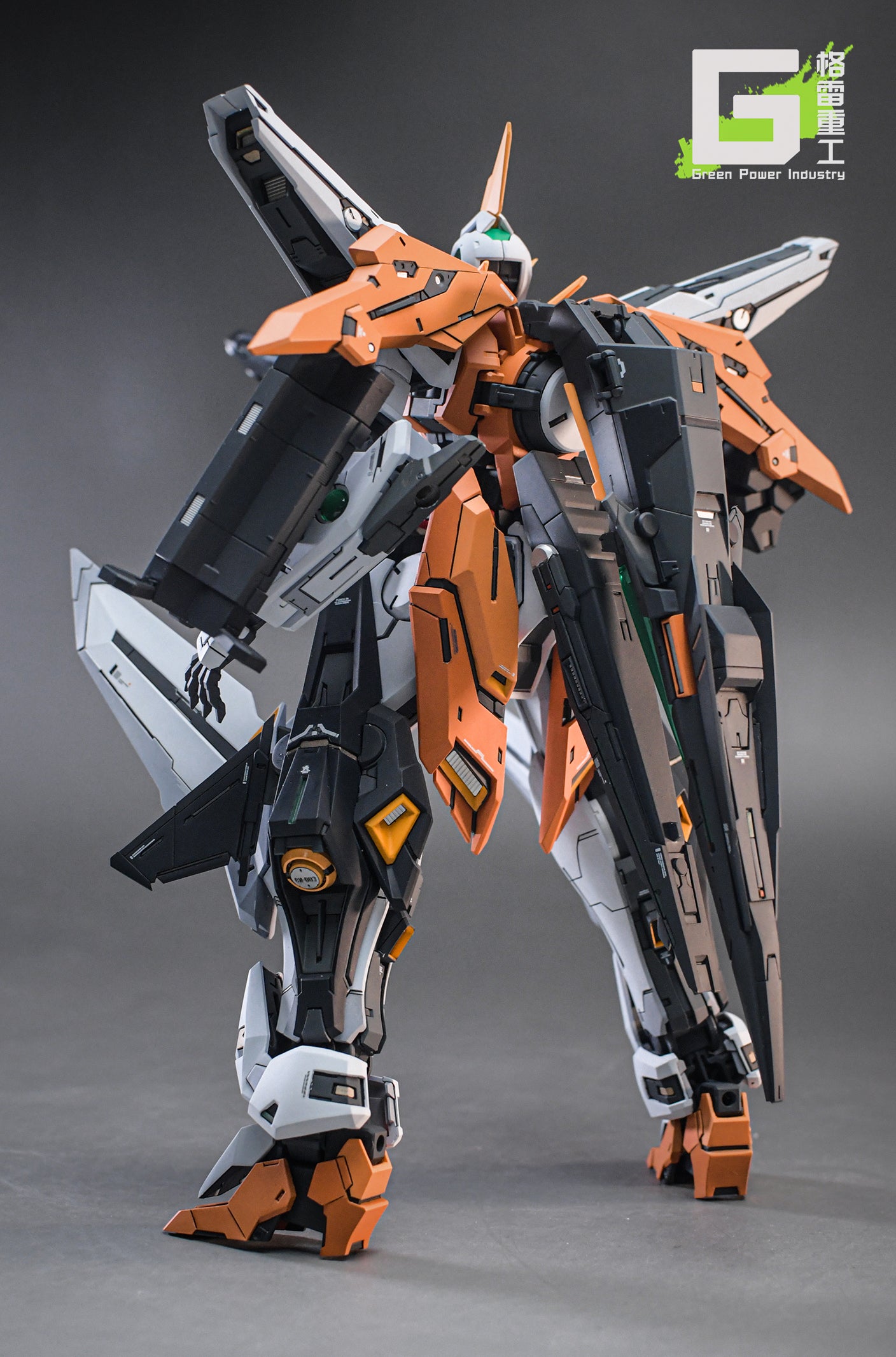 BANDAI MG GN-003 KYRIOS GUNDAM WITH FORTUNE MEOW STUDIO GK MODIFICATION