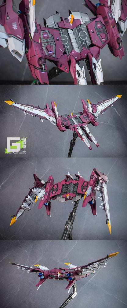 BANDAI MG ZGMF-X09A JUSTICE GUNDAM WITH FORTUNE MEOW STUDIO GK MODIFICATION VER.RED